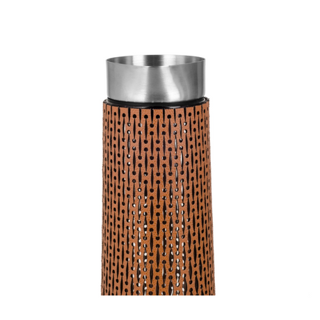 Leather-Wrapped Glass Carafe | Pinetti Sophie | Italianfurniture.com