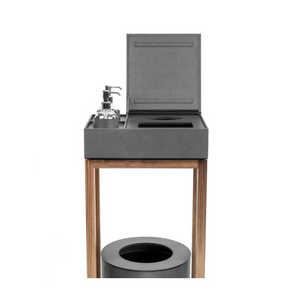 Wooden Framed Sanitizing Box with Stand | Pinetti Igea | Italianfurniture.com