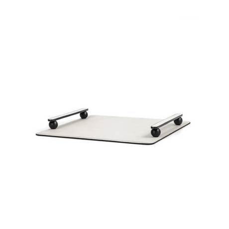 Leather Tray With Handles | Pinetti Pamphili | Italianfurniture.com