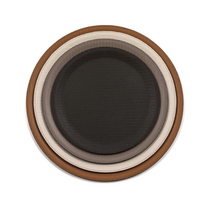 Round Calf Leather Tray | Pinetti Victor | Italianfurniture.com