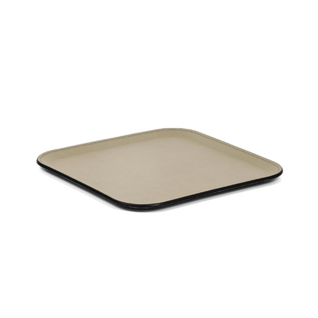Square Calf Leather Tray | Pinetti Victor | Italianfurniture.com