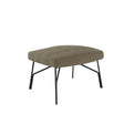 Retro Metal Base Ottoman | Lema Lennox | Italianfurniture.com