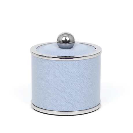 Round Leather Cotton Pad Holder | Pinetti Olimpia | Italianfurniture.com