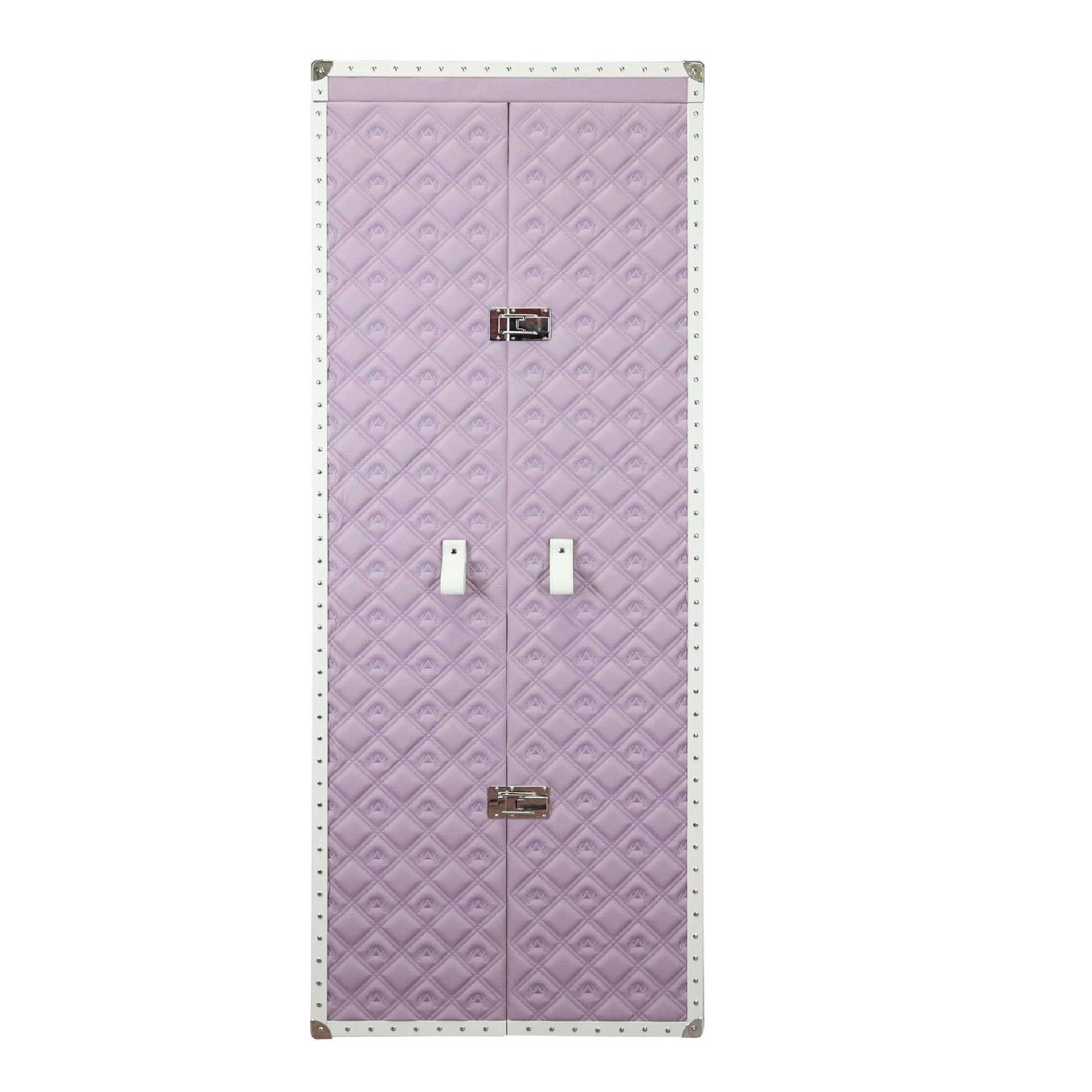 Lavender Padded Maison Trunk | Agresti Lei | Italianfurniture.com