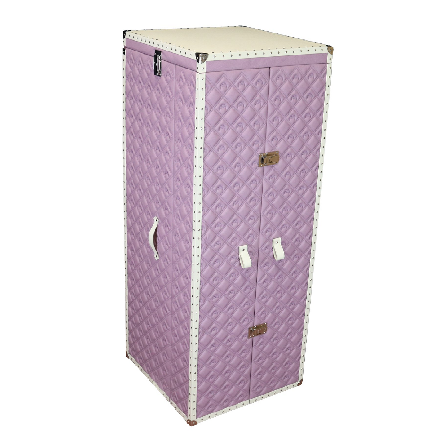 Lavender Padded Maison Trunk | Agresti Lei | Italianfurniture.com