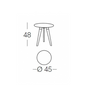 Three-Legged Round Side Table | Dema Edgar