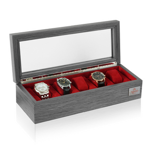 Ultrasuede Lined Watch Box | Agresti Il collezionista | Italianfurniture.com