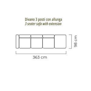 Aluminium Base Outdoor Sofa | Myyour Push