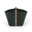 Leather Strapped Basket | Pinetti Ovo | Italianfurniture.com