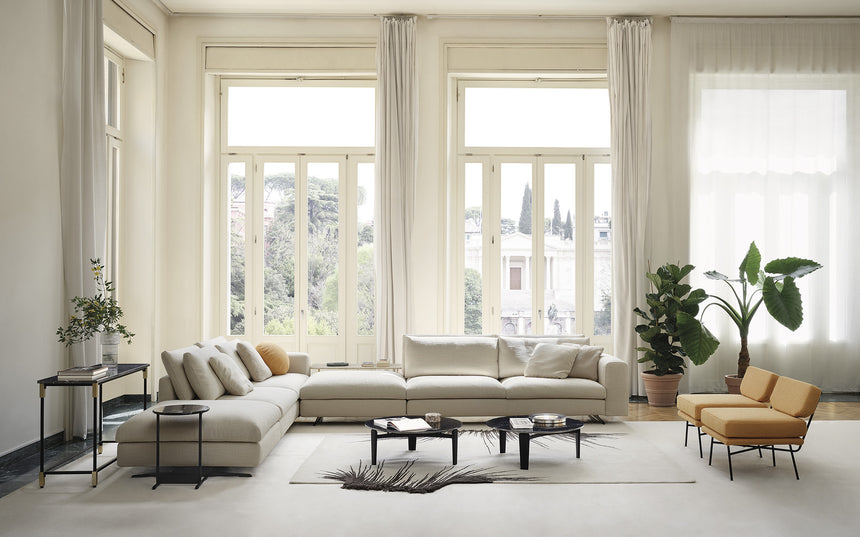 Double-Padded Modern Lounge Chair | Arflex Elettra