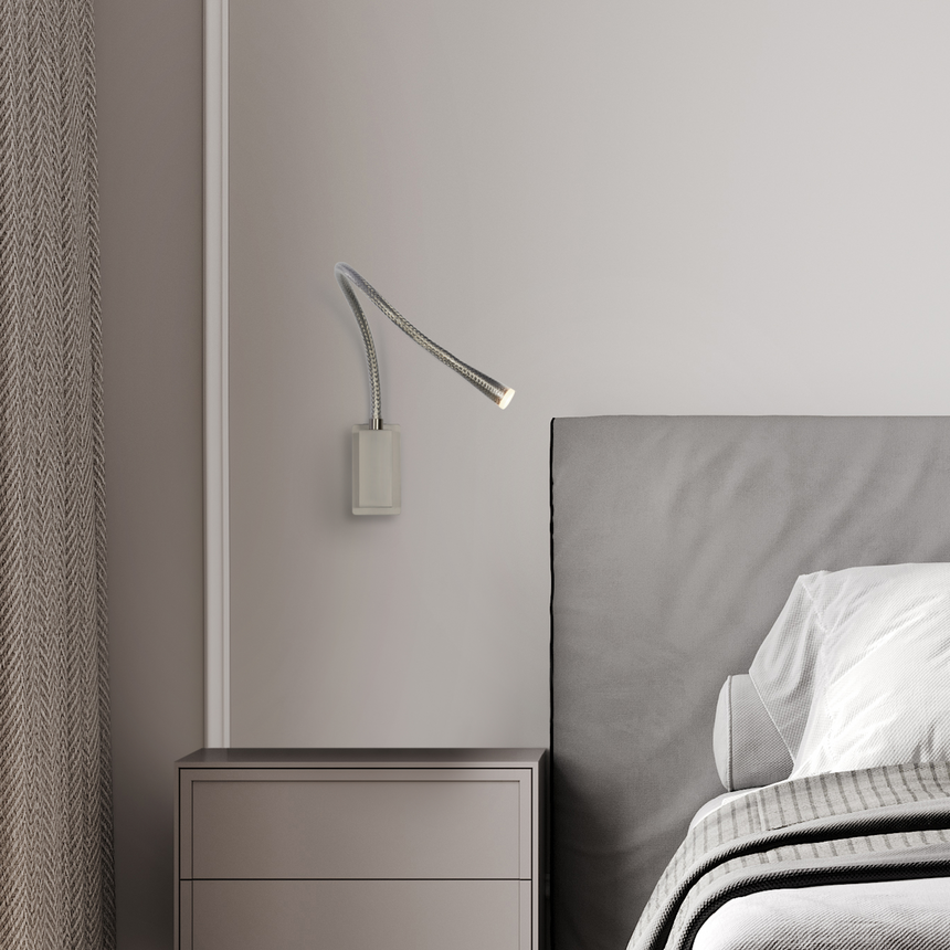 Flexible-Arm Wall Lamp | Contardi Flexiled | Italianfurniture.com