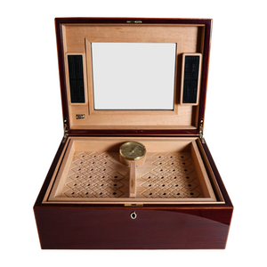 Wooden Removable Tray Humidor | Agresti Avana Nera | Italianfurniture.com