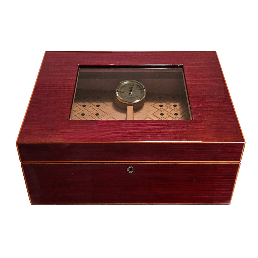 Wooden Removable Tray Humidor | Agresti Avana Nera | Italianfurniture.com