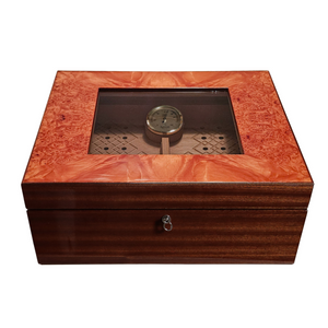 Wooden Removable Tray Humidor | Agresti Avana Nera | Italianfurniture.com