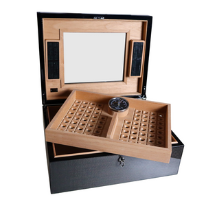 Wooden Removable Tray Humidor | Agresti Avana Nera | Italianfurniture.com