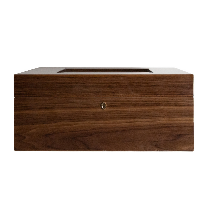 Wooden Removable Tray Humidor | Agresti Avana Nera | Italianfurniture.com