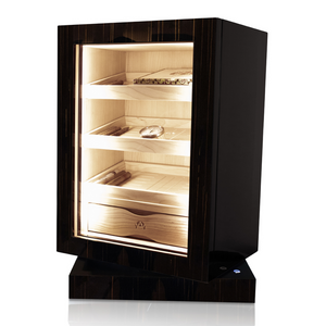 Swivel Base 3-Tray Humidor | Agresti Cigar Club | italianfurniture.com