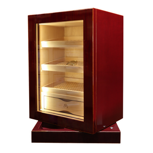 Swivel Base 3-Tray Humidor | Agresti Cigar Club | italianfurniture.com