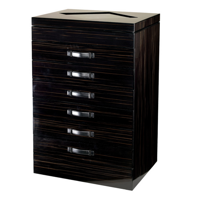 Ebony 6-Drawer Multigame | Agresti Casino Royale | Italianfurniture.com