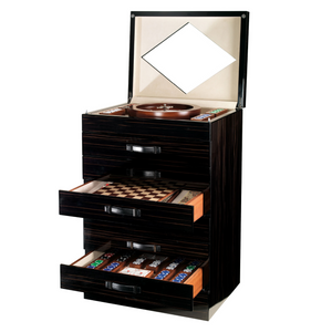 Ebony 6-Drawer Multigame | Agresti Casino Royale | Italianfurniture.com