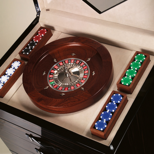 Ebony 6-Drawer Multigame | Agresti Casino Royale | Italianfurniture.com