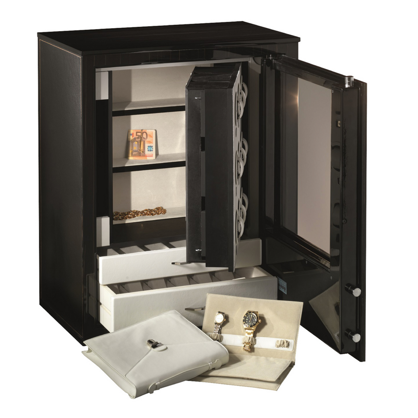 Wall-Mounted Armoire with Safe | Agresti Il Forziere Delle Ore | Italianfurniture.com