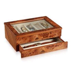 9-Slot Wooden Watch Box | Agresti Tempo di Ebano | Italianfurniture.com