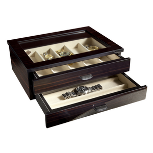 9-Slot Wooden Watch Box | Agresti Tempo di Ebano | Italianfurniture.com