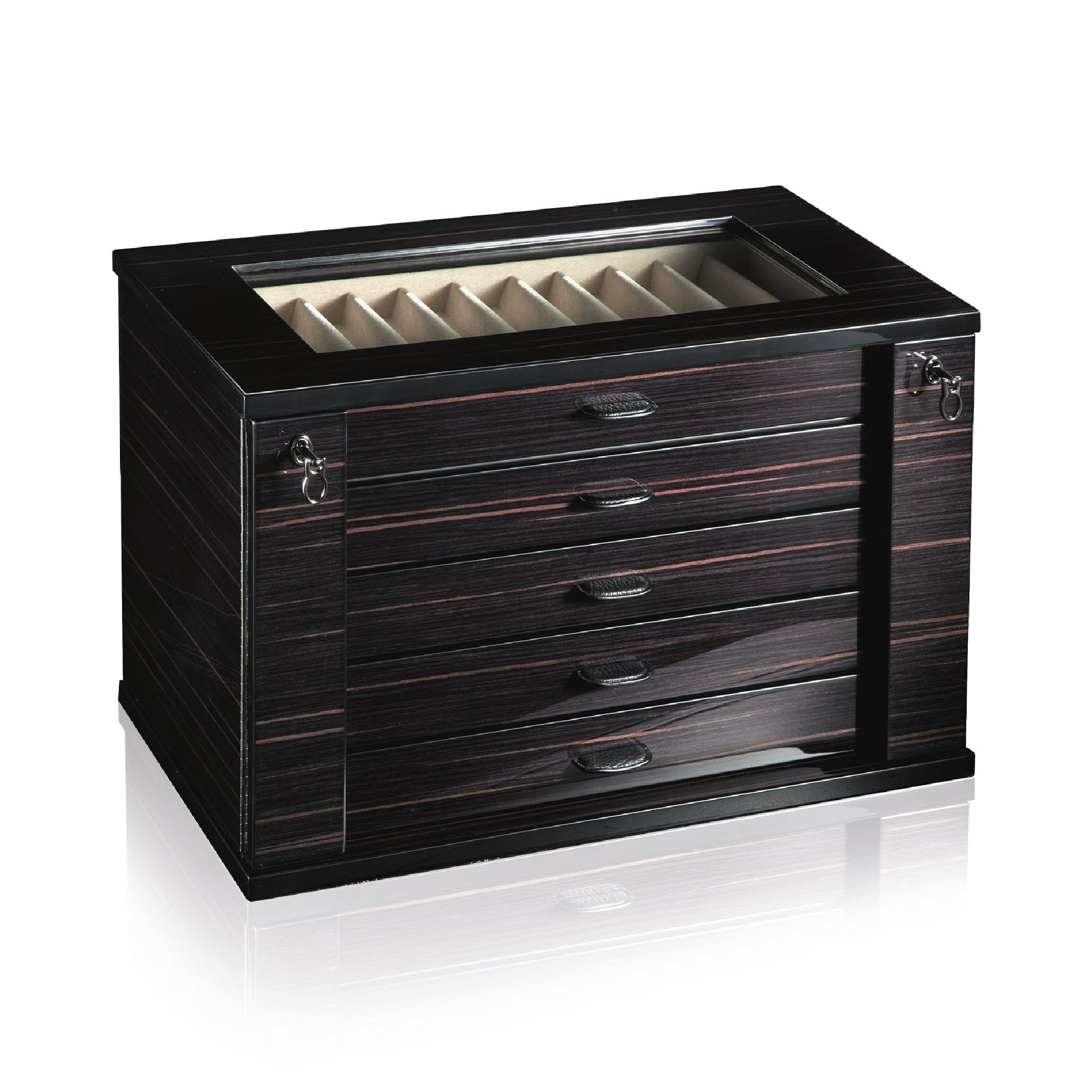 Polished Ebony Pen Case | Agresti Grande Stile | Italian Furniture