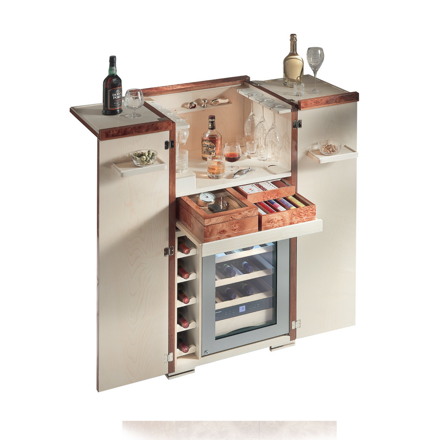 2-Door Bar Armoire | Agresti Bacco e Tabacco | italianfurniture.com