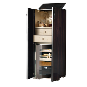 Ebony 2-Door Bar Armoire | Agresti Bella Vita | Italianfurniture.com