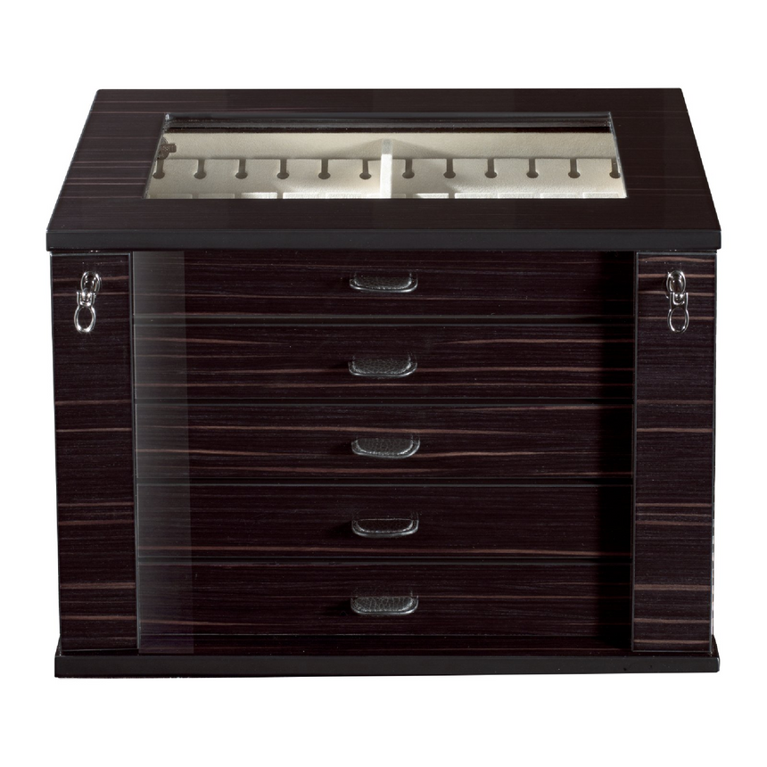 Ebony Extendable Cufflink Box | Agresti Collezioni Gemelli | Italianfurniture.com