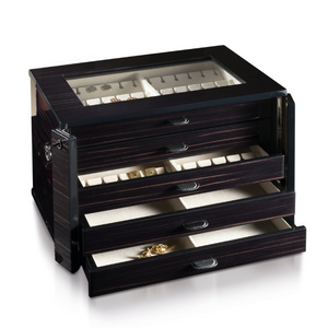 Ebony Extendable Cufflink Box | Agresti Collezioni Gemelli | Italianfurniture.com