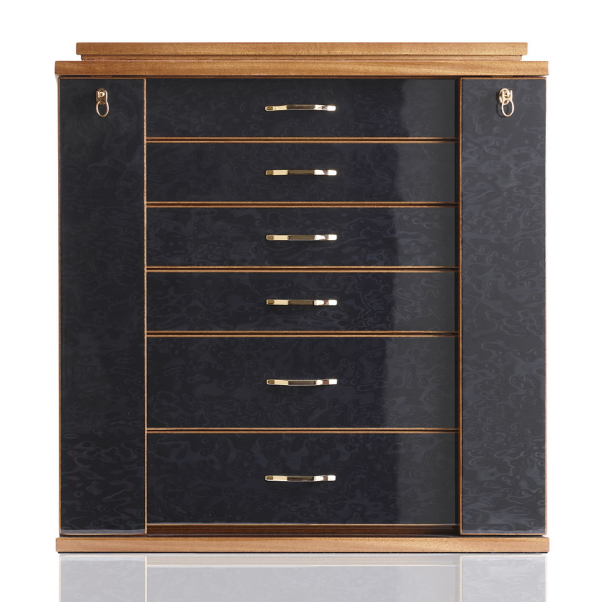 Lockable Luxury Jewelry Chest | Agresti Bijoux | Italianfurniture.com