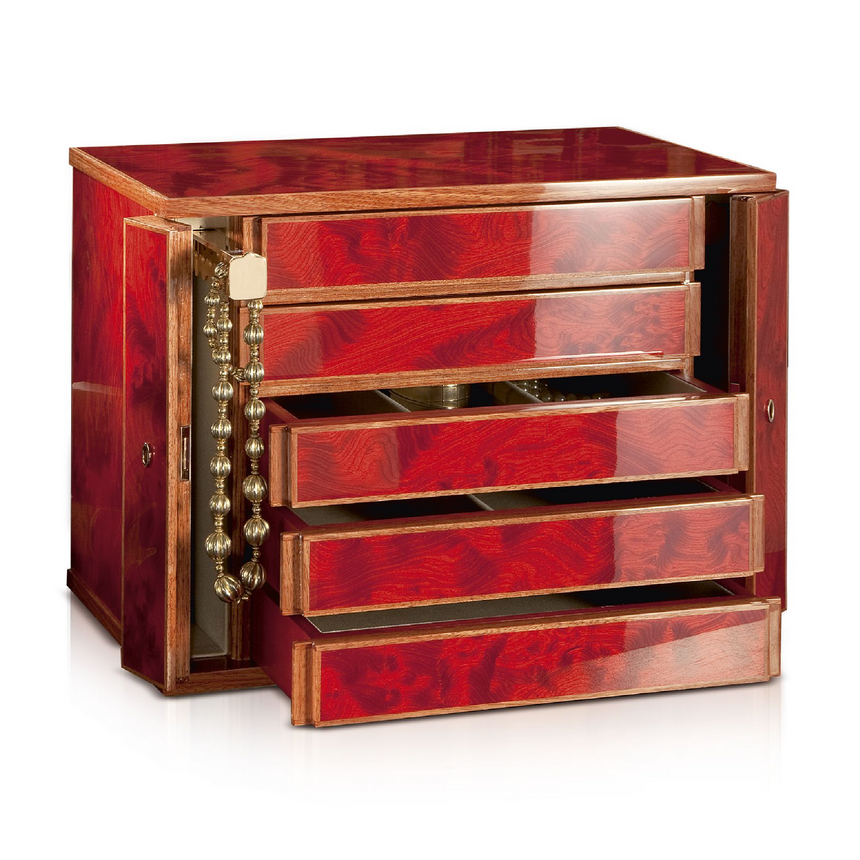 5-Drawer Luxury Jewelry Chest | Agresti Oro | Italianfurniture.com