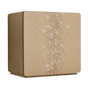 Crystal Speckled Leather Jewelry Chest | Agresti Alba Nel | Italianfurniture.com