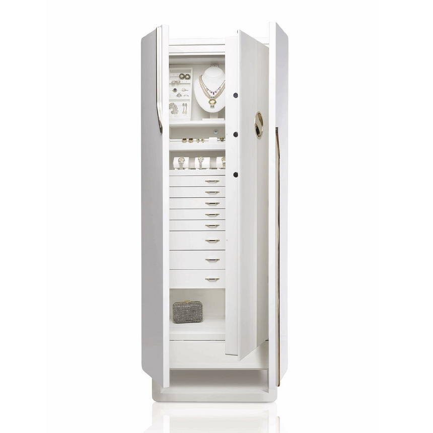 2-Door Armored Jewelry Armoire | Agresti Arco | Italianfurniture.com