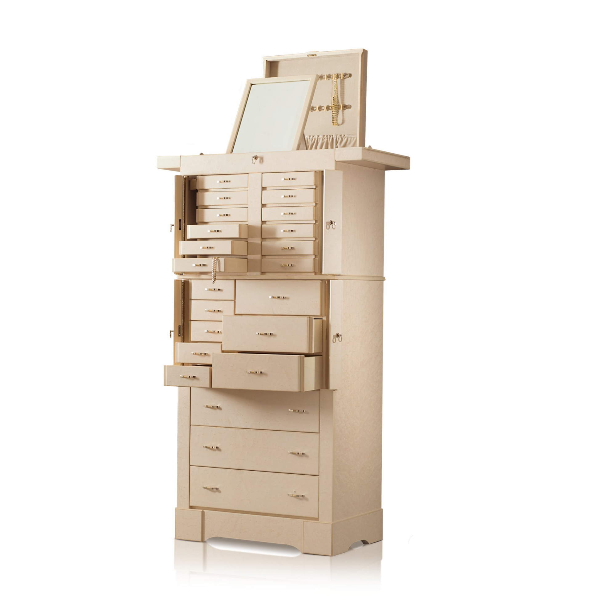 Wooden 4-Drawer Jewelry Chest | Agresti Lo Scrigno | Italianfurniture.com