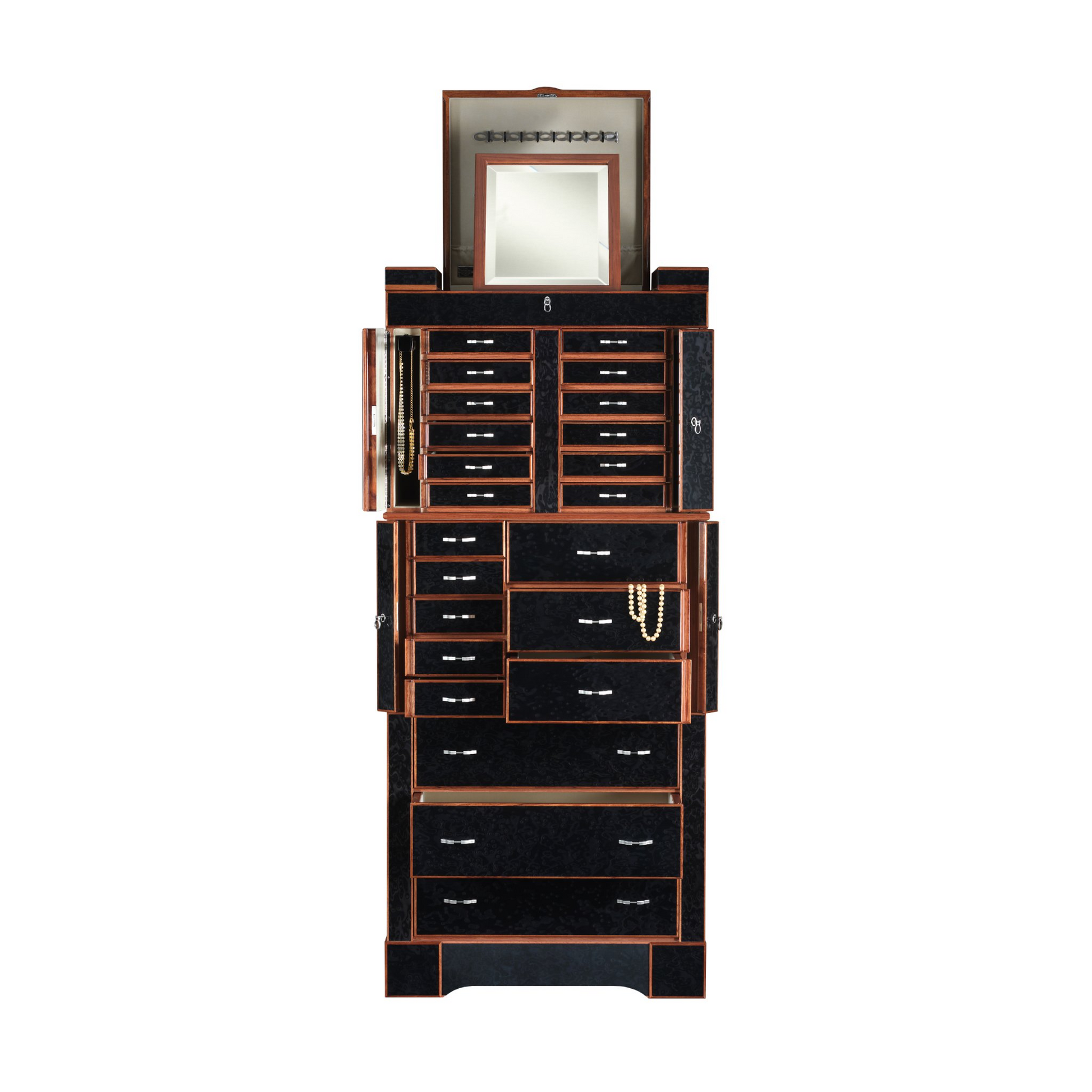 Wooden 4-Drawer Jewelry Chest | Agresti Lo Scrigno | Italianfurniture.com