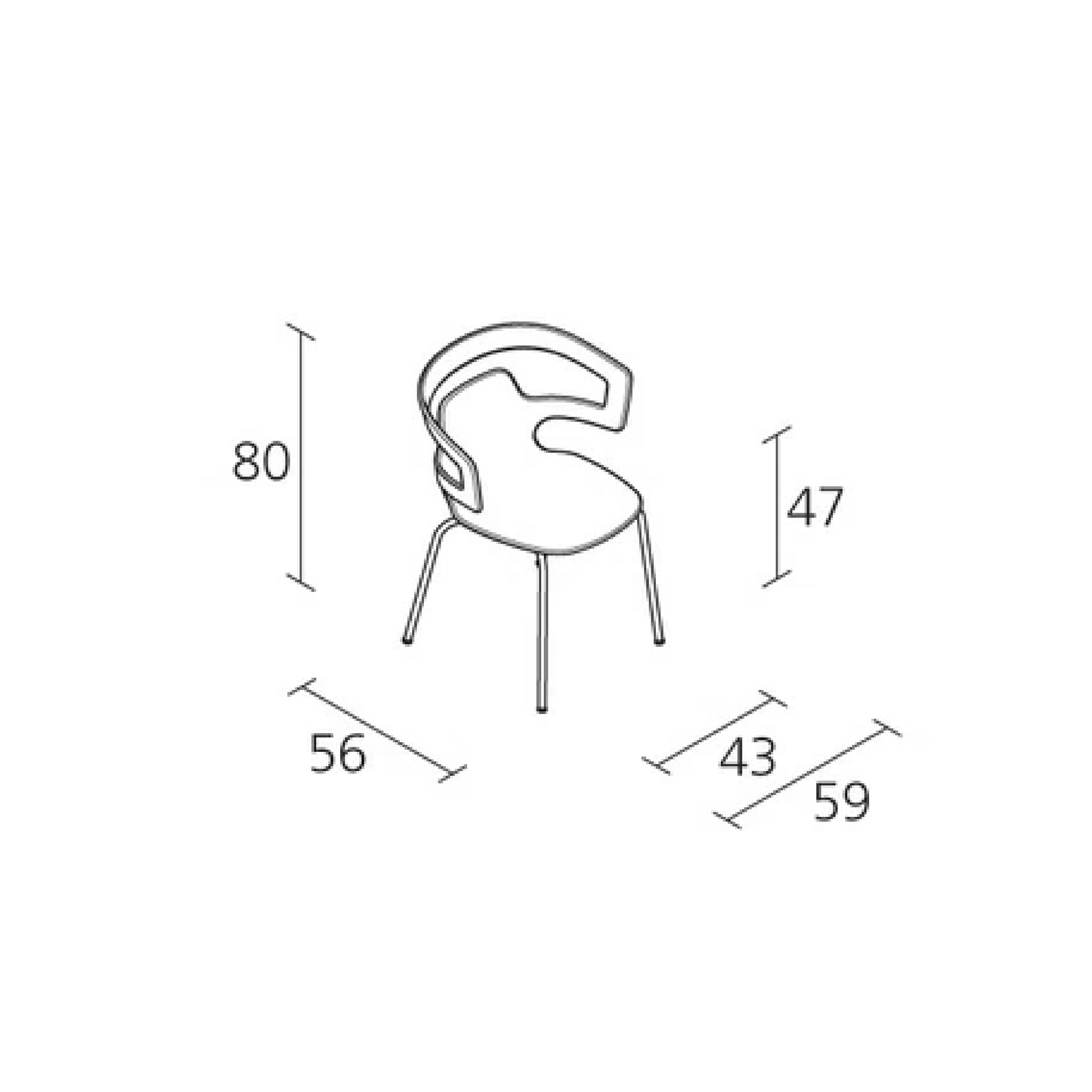 Stackable Barrel Chair | Alias Segesta | Italianfurniture.com