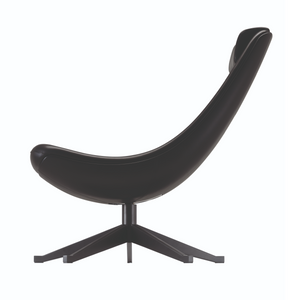 Reclined Leather Lounge Chair | Alias Manzù | Italianfurniture.com