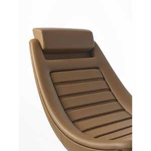 Reclined Leather Lounge Chair | Alias Manzù | Italianfurniture.com