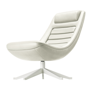 Reclined Leather Lounge Chair | Alias Manzù | Italianfurniture.com