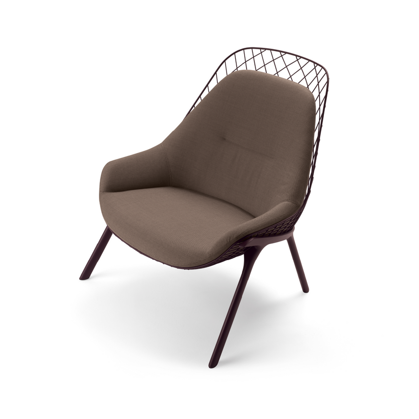 Shell & Removable Cushion Armchair | Alias Gran Kobi | Italianfurniture.com