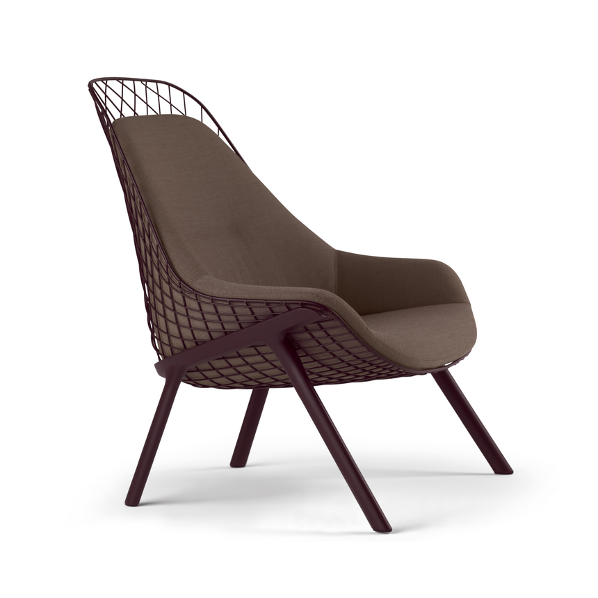 Shell & Removable Cushion Armchair | Alias Gran Kobi | Italianfurniture.com