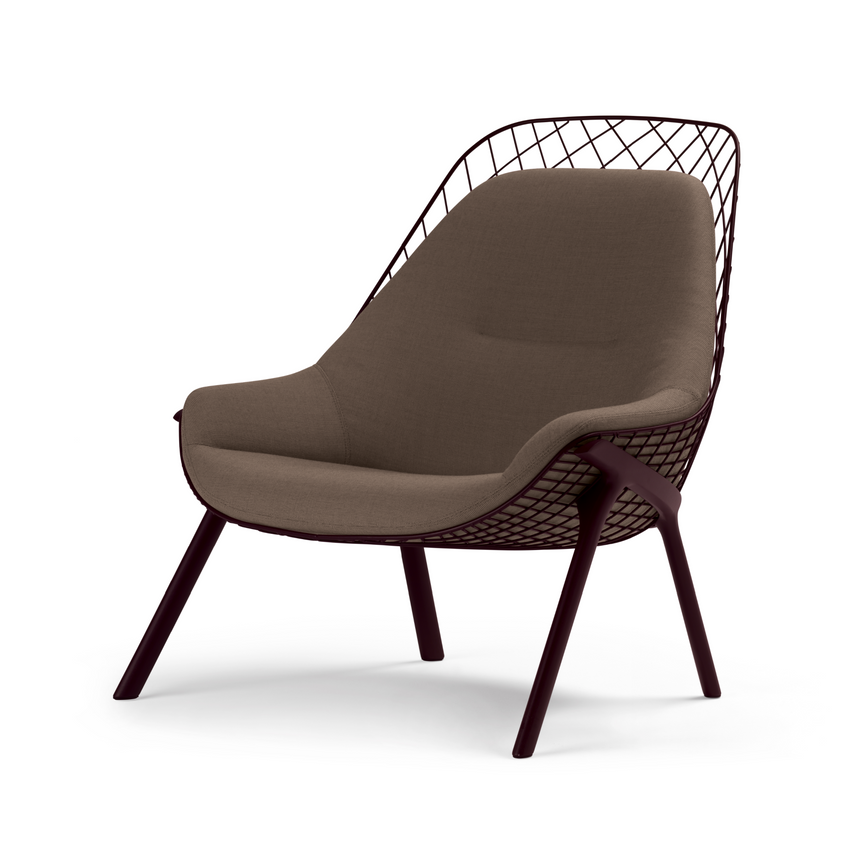 Shell & Removable Cushion Armchair | Alias Gran Kobi | Italianfurniture.com