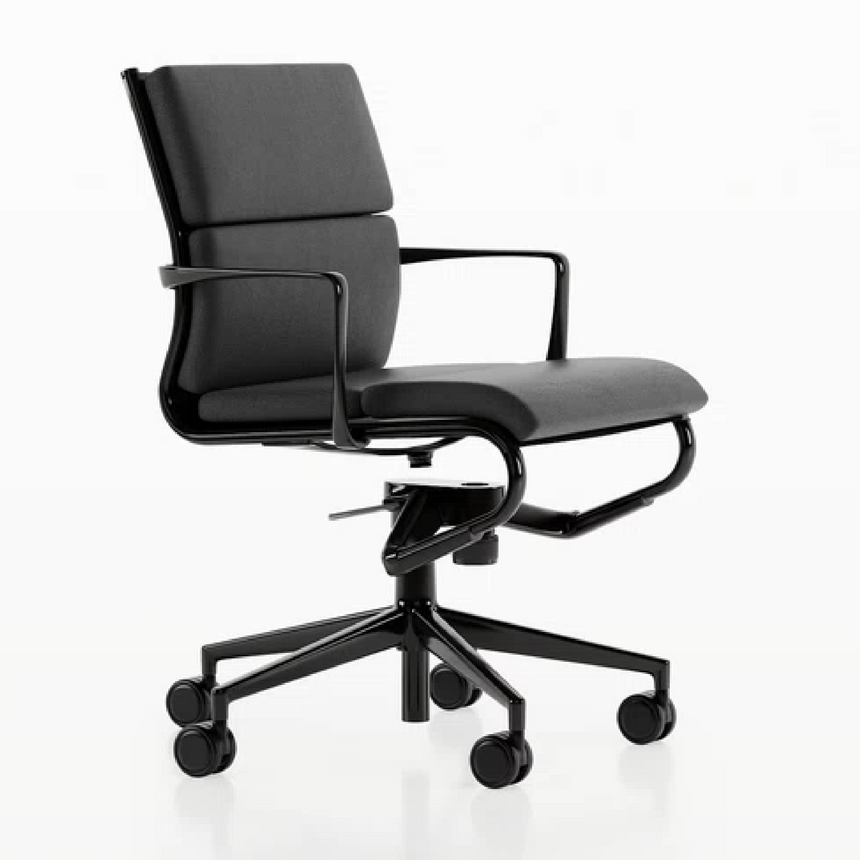 Swivel Desk Chair with Low Armrest | Alias | Italianfurniture.com