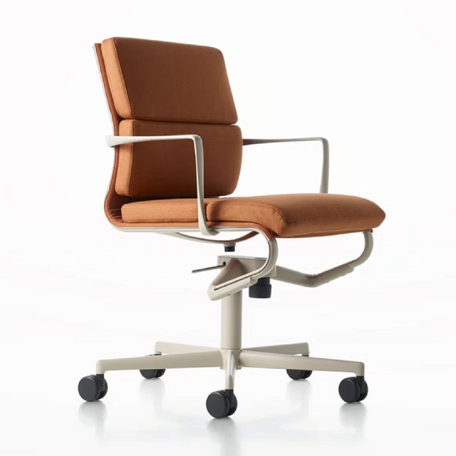 Swivel Desk Chair with Armrest | Alias Rollingframe | Italianfurniture.com