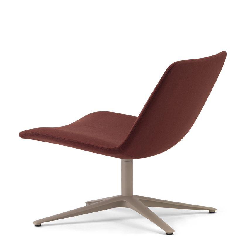 Minimalist Low Swivel Easy Chair | Alias Slim | Italianfurniture.com