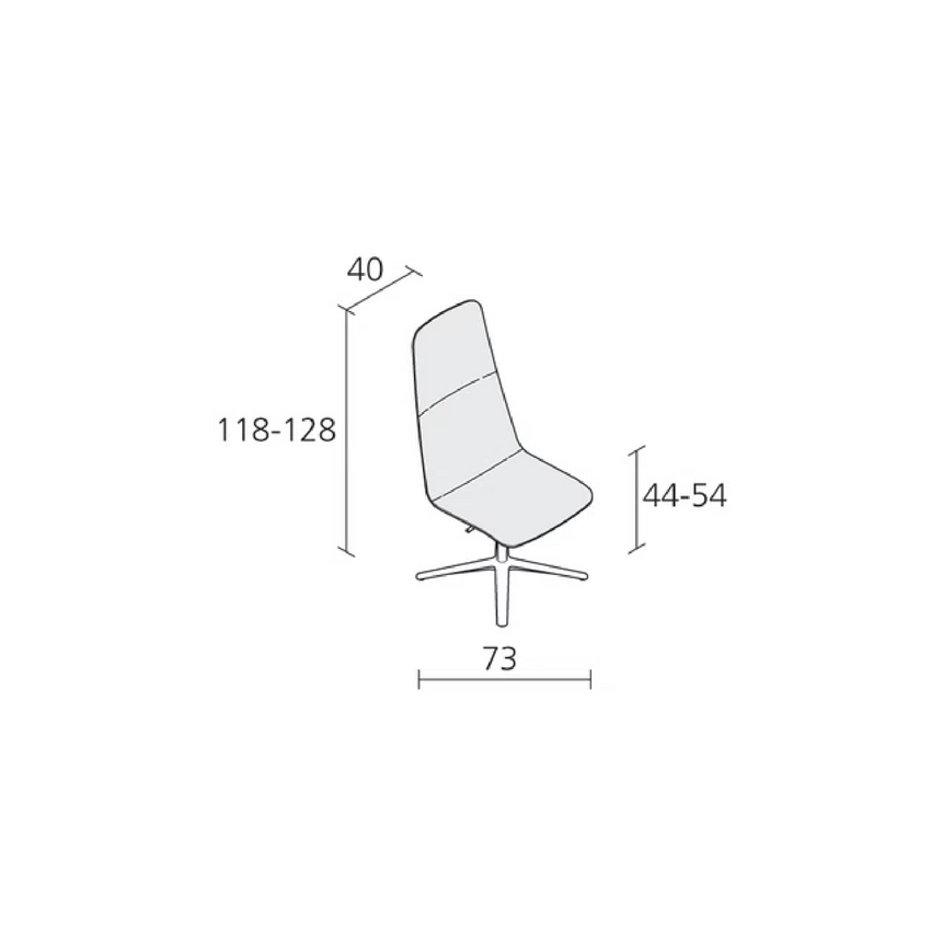 High Back Swivel Chair | Alias Slim | Italianfurniture.com